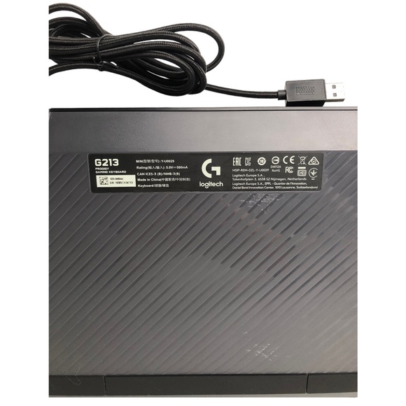 Logitech Prodigy G213 Pro Gaming Wired Keyboard 16 Million Colors RGB Backlights - Picture 9 of 14